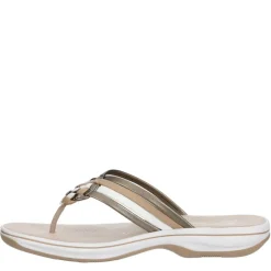 Clarks Womens Breeze Coral Flip Flop Sandal