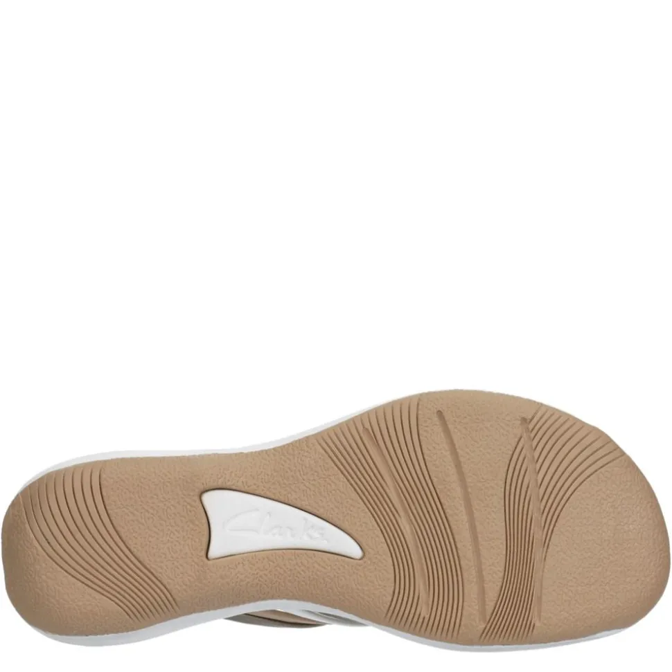 Clarks Womens Breeze Coral Flip Flop Sandal