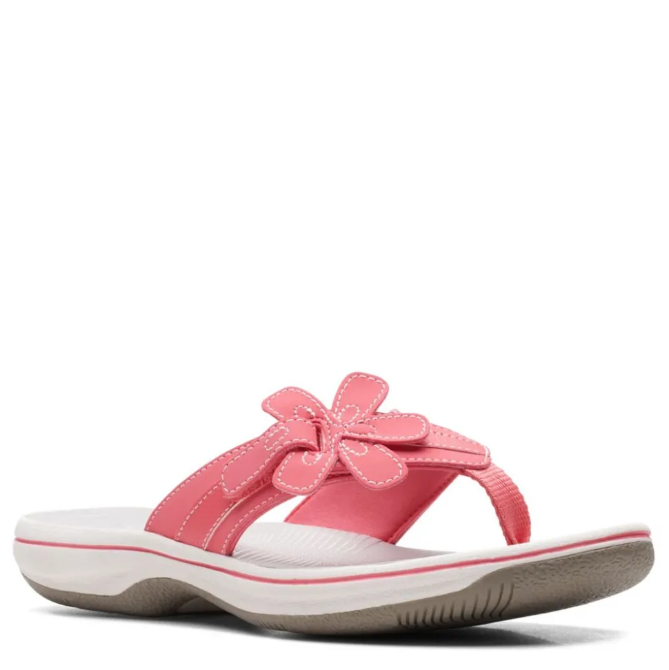 Clarks Womens Brinkley Flora Flip Flop Sandal