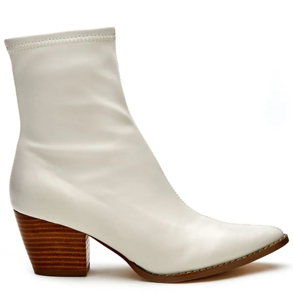 Coconuts Womens Kyra Ankle Western Boot