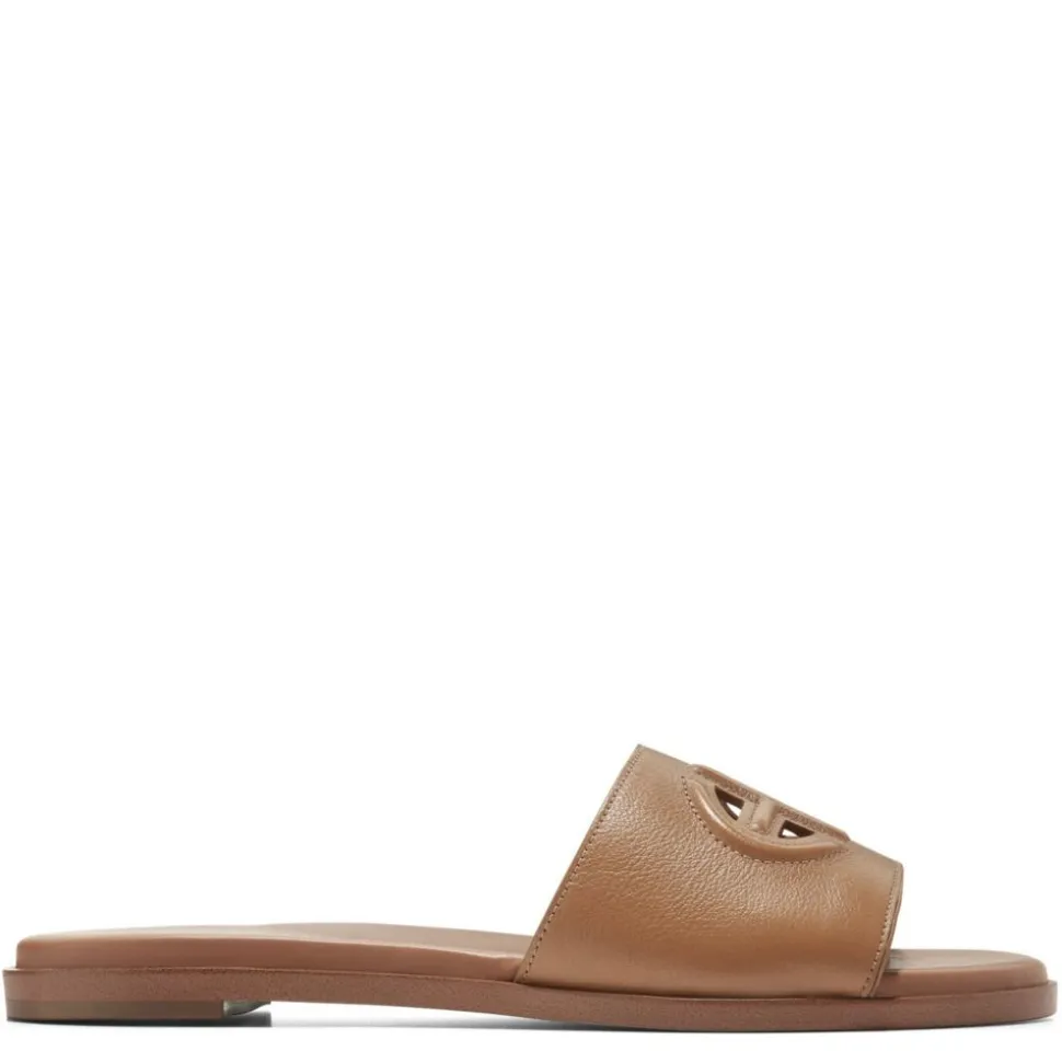 Cole Haan Womens Flynn Logog Slide Sandal