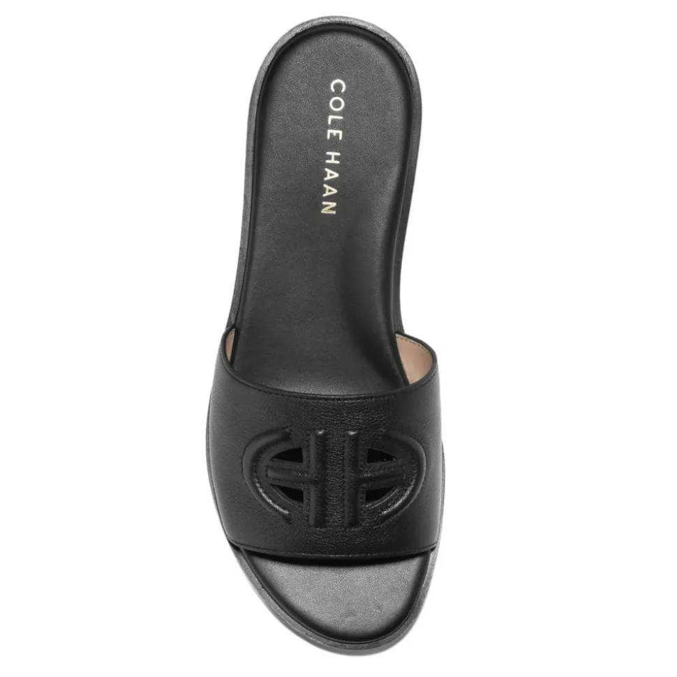 Cole Haan Womens Flynn Logog Slide Sandal