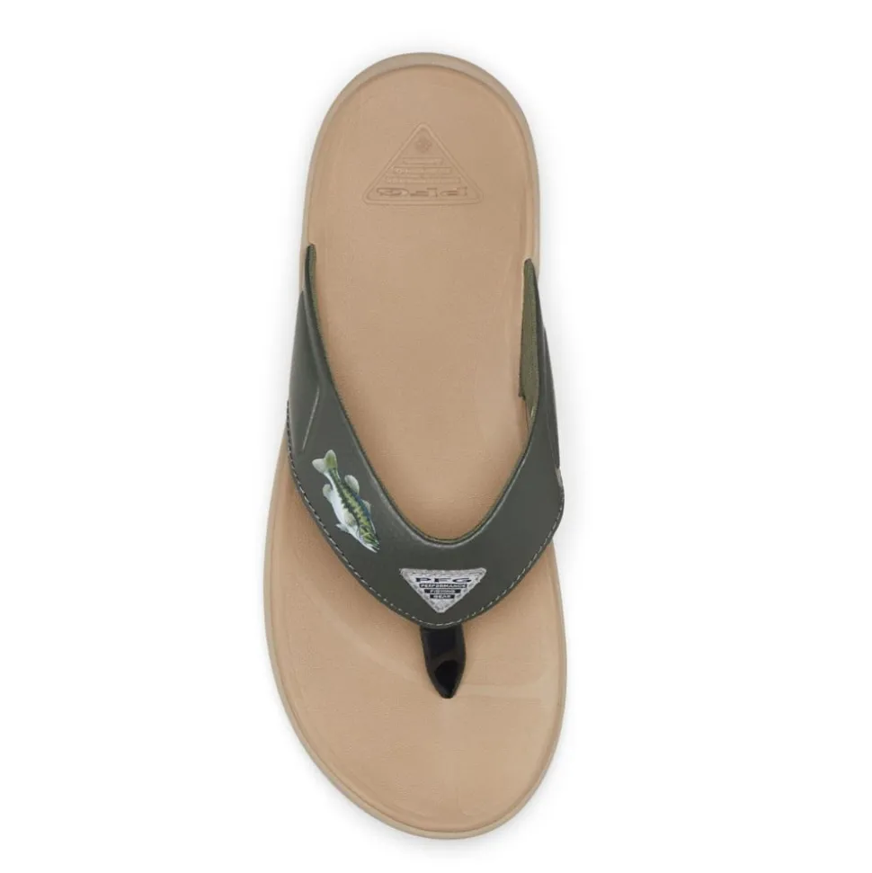 Columbia Mens Fish Flip Pfg Flip Flop Sandal