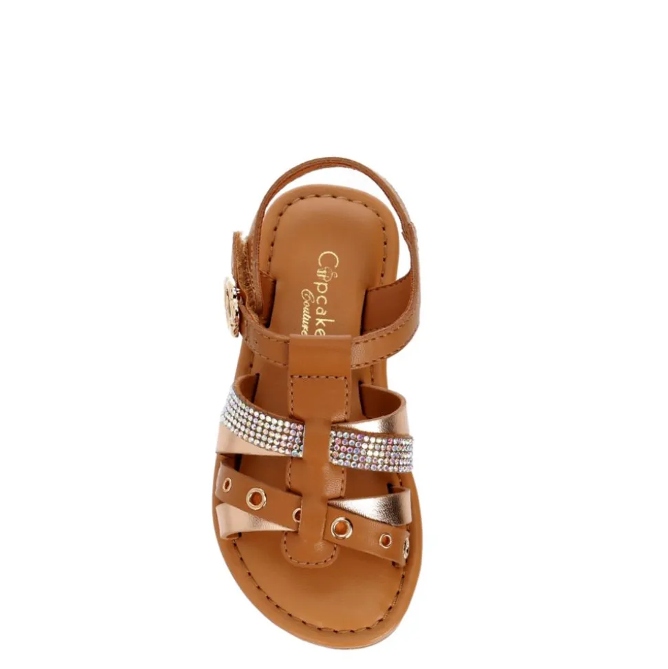 Cupcake Couture Girls Toddler-Little Kid Eva Sandal