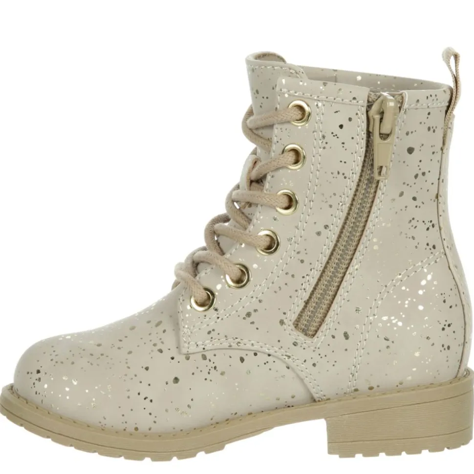 Cupcake Couture Girls Toddler Lil Ella Combat Boot