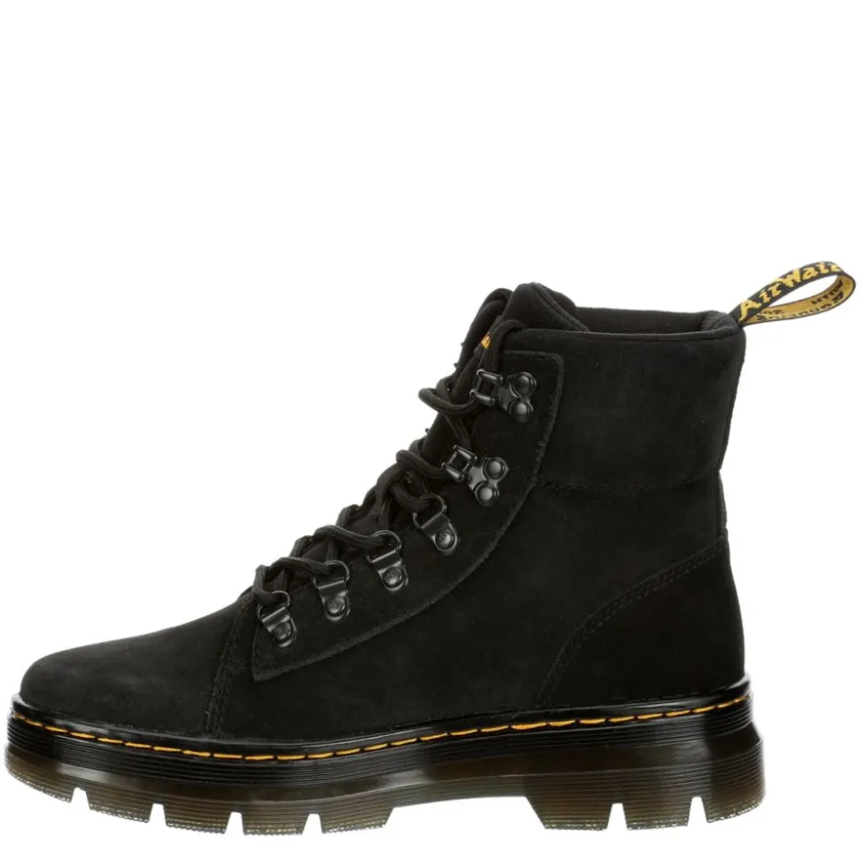 Dr.Martens Womens Combs Suede Combat Boot