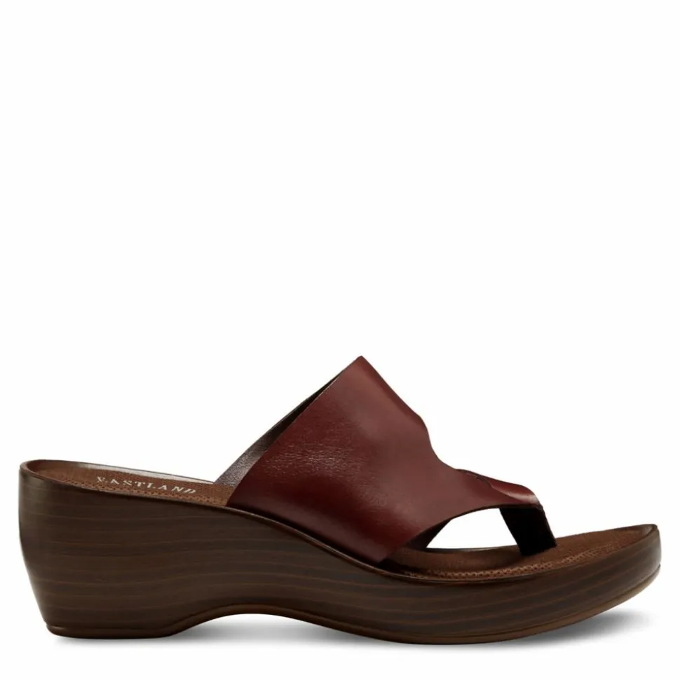 Eastland Womens Laurel Wedge Sandal Comfort Filp Flop