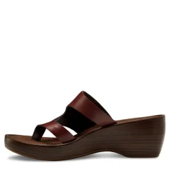 Eastland Womens Laurel Wedge Sandal Comfort Filp Flop
