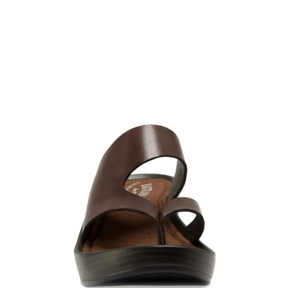Eastland Womens Laurel Wedge Sandal Comfort Flip Flop