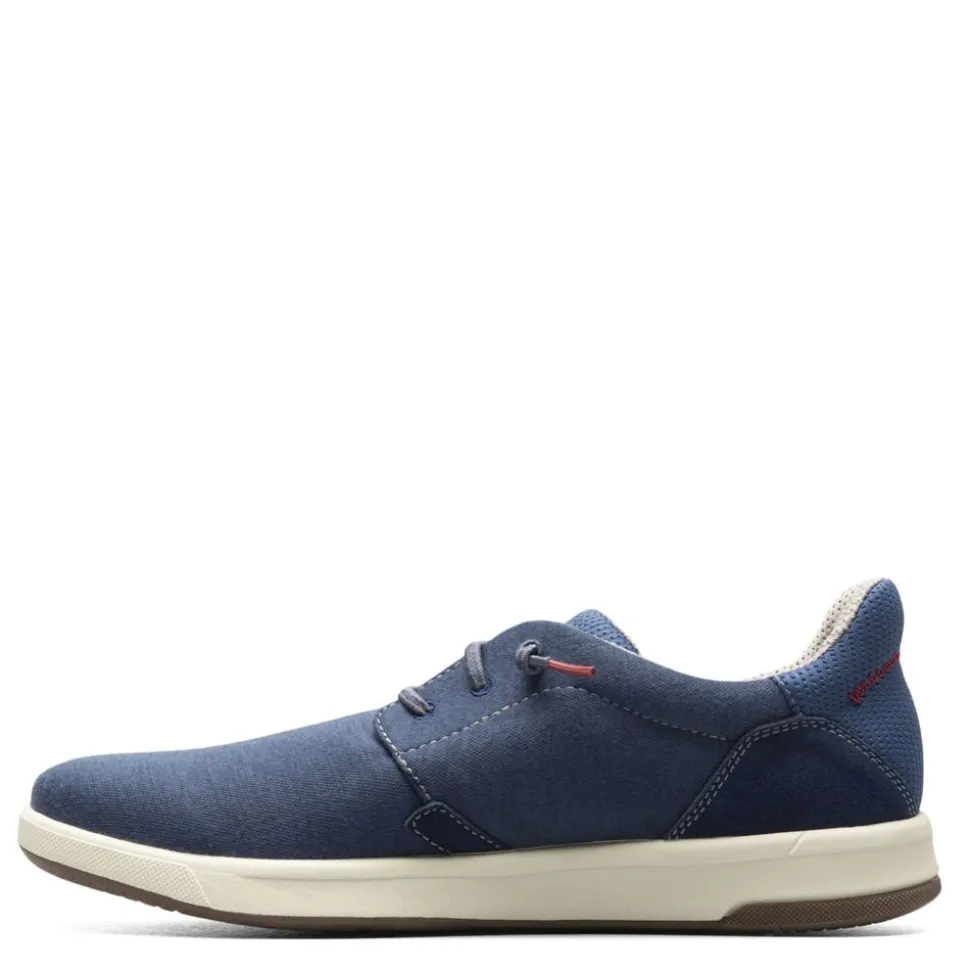Florsheim Mens Crossover Canvas Plain Toe Slip On Sneaker