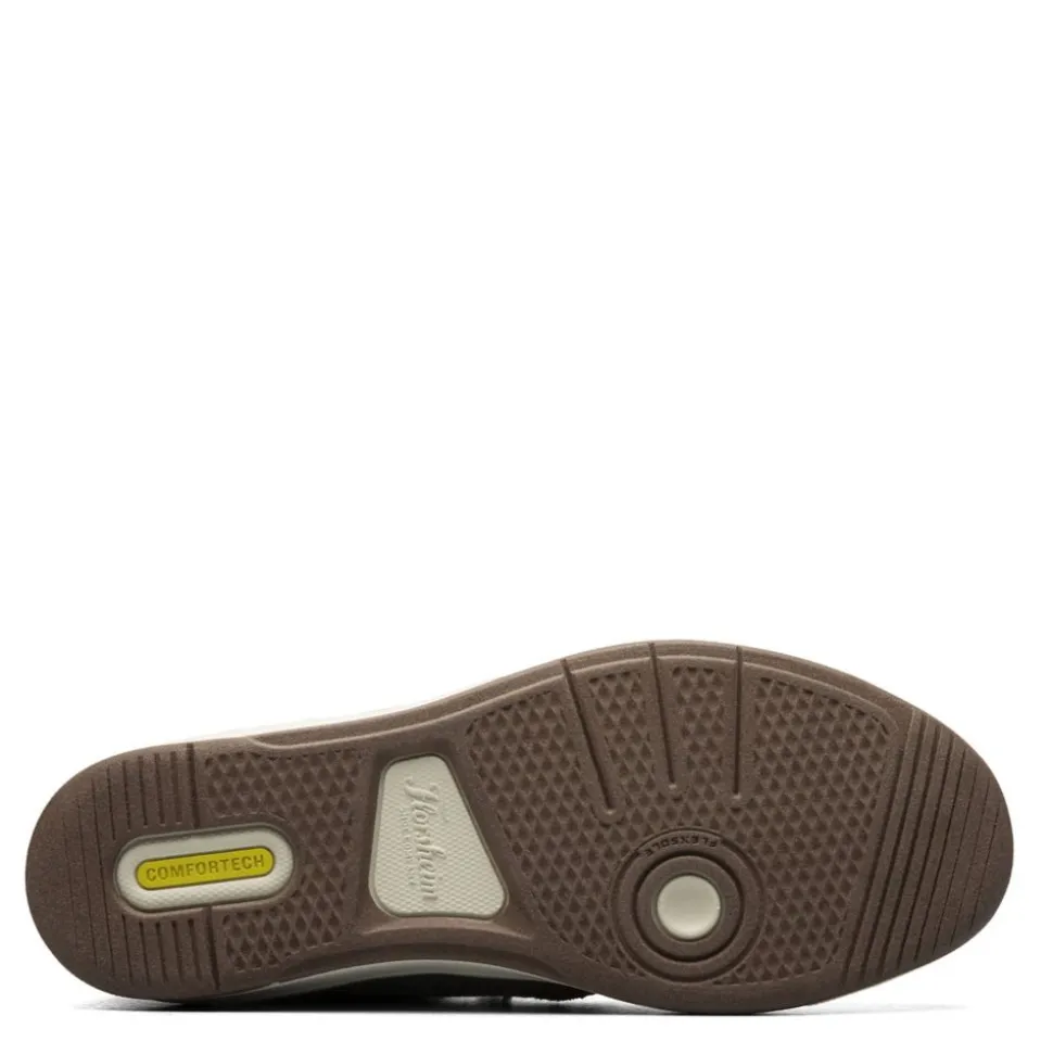 Florsheim Mens Crossover Canvas Plain Toe Slip On Sneaker