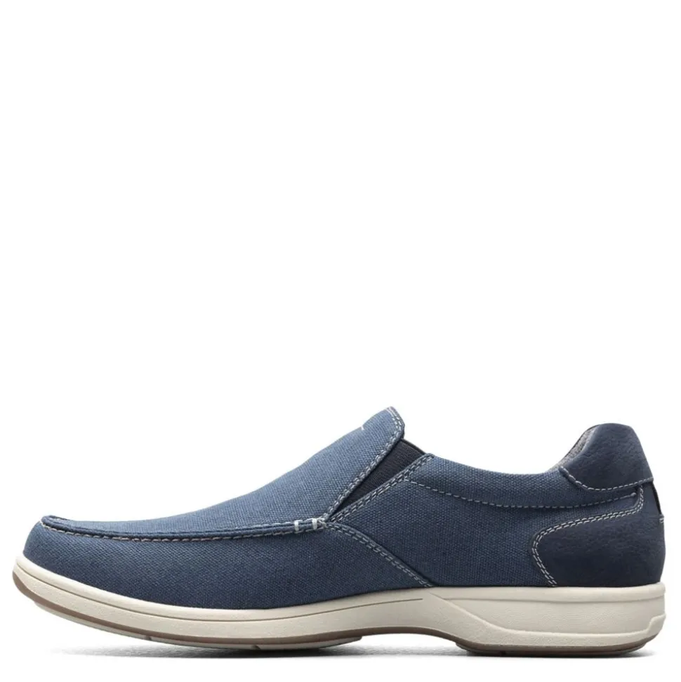 Florsheim Mens Lakeside Canvas Moc Toe Slip On
