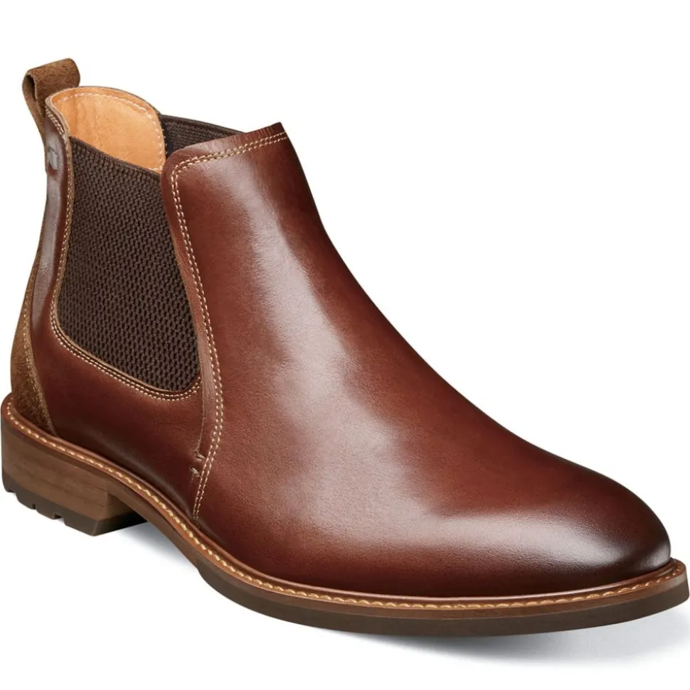 Florsheim Mens Lodge Plain Toe Chelsea Boot