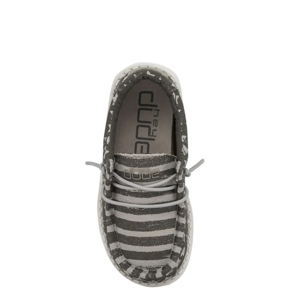 Heydude Boys Infant Wally Toddler Patriotic Slip On Sneaker