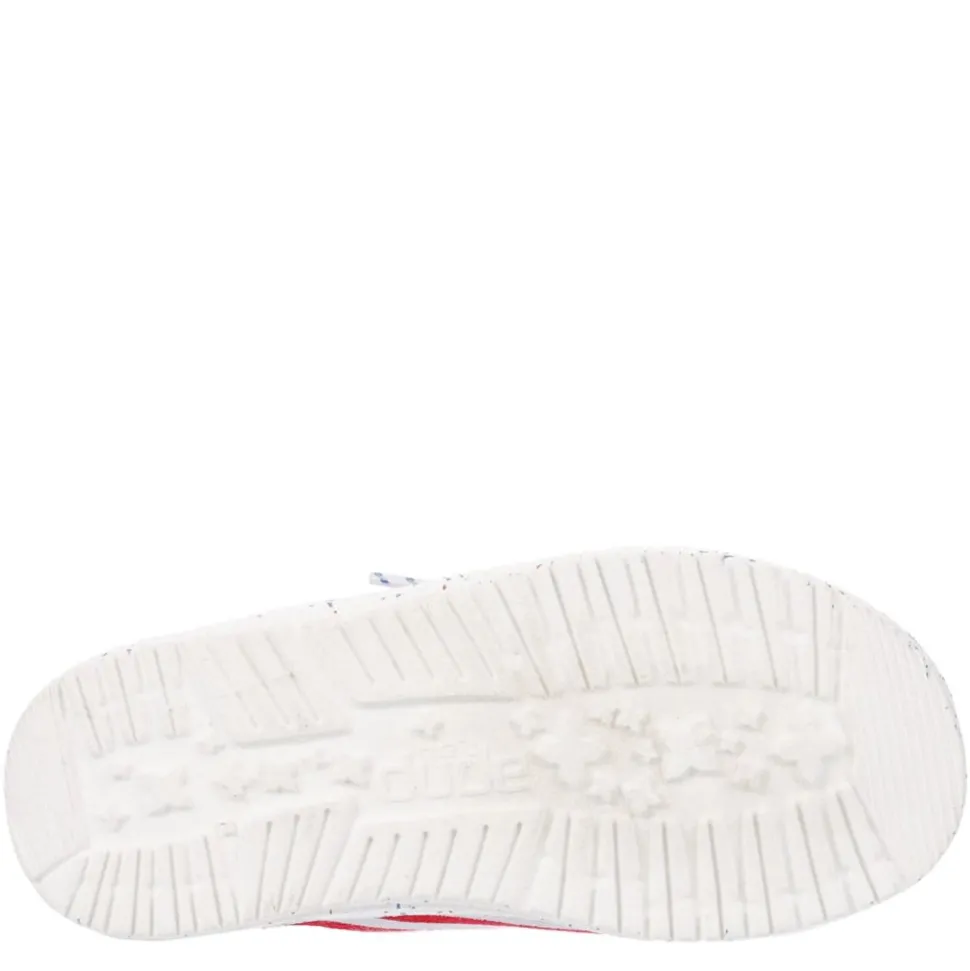 Heydude Boys Infant Wally Toddler Patriotic Slip On Sneaker