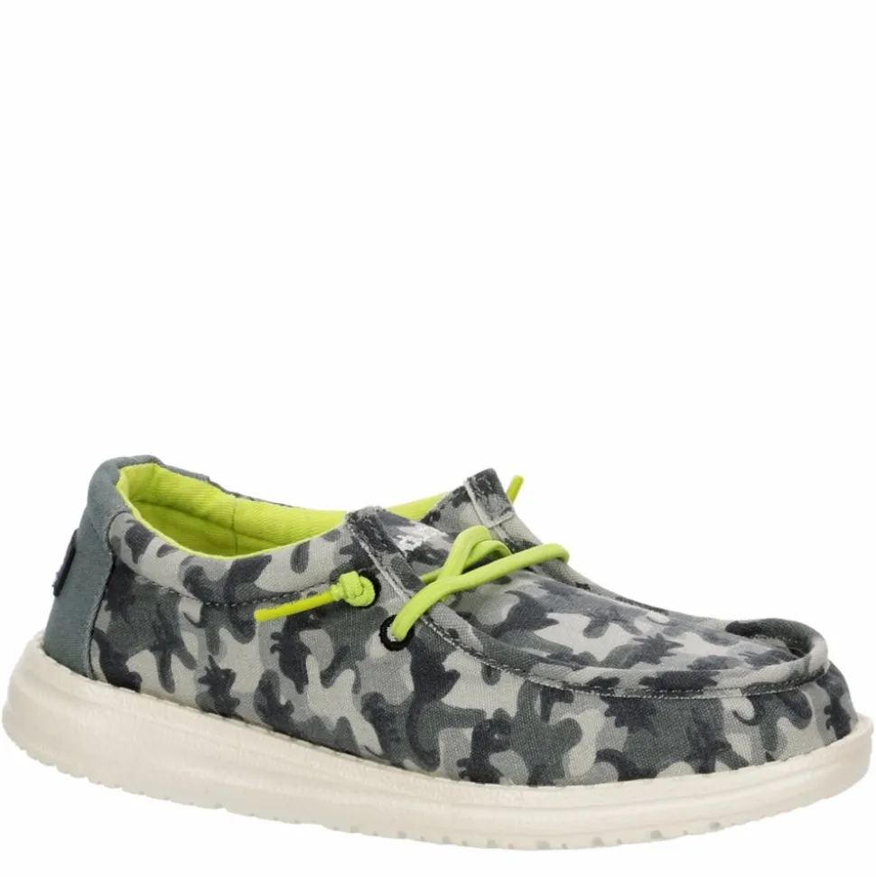 Heydude Boys Little Kid Wally Youth Slip On Sneaker