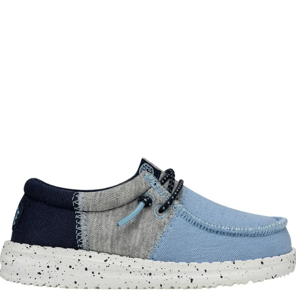 Heydude Boys Wally Toddler Tri Varsity Slip On Sneaker
