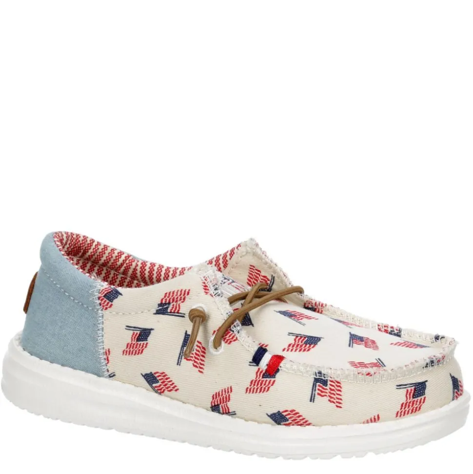 Heydude Boys Wally Toddler Patriotic Slip On Sneaker