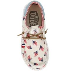 Heydude Boys Wally Toddler Patriotic Slip On Sneaker