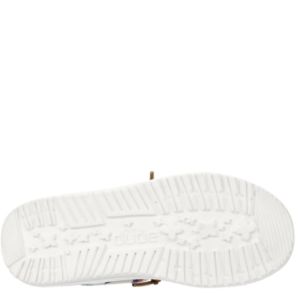 Heydude Boys Wally Toddler Patriotic Slip On Sneaker