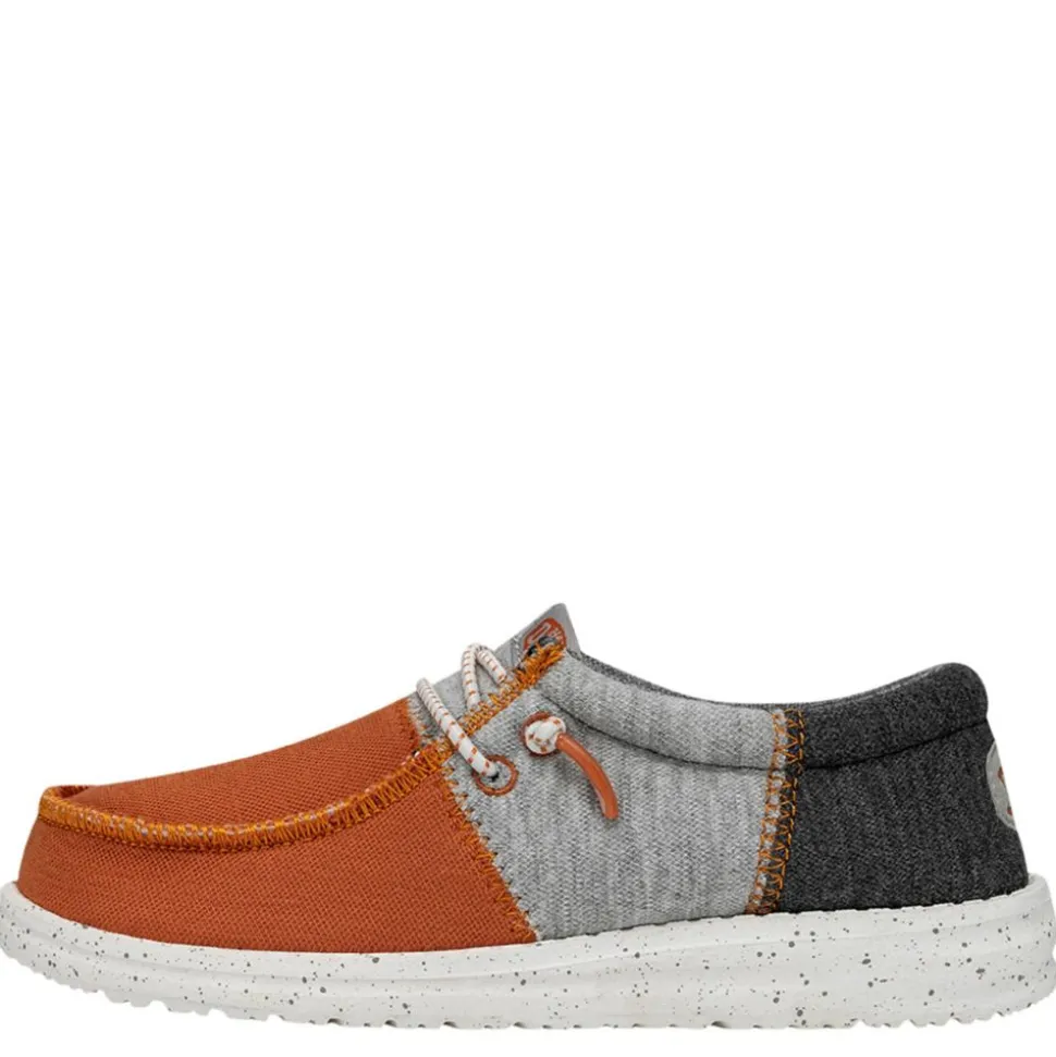 Heydude Boys Wally Youth Tri Varsity Slip On Sneaker