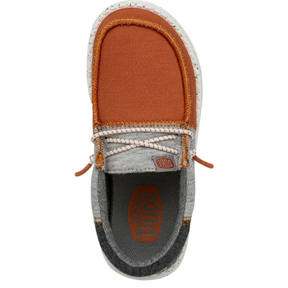 Heydude Boys Wally Youth Tri Varsity Slip On Sneaker