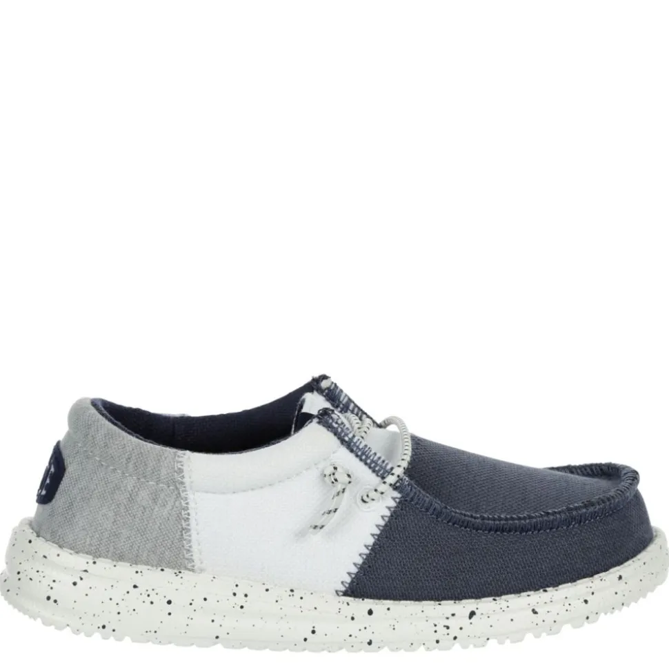 Heydude Boys Wally Youth Tri Varsity Slip On Sneaker