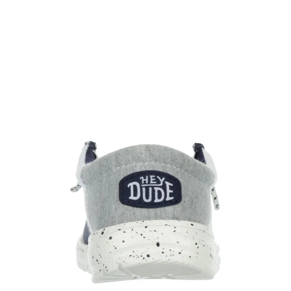 Heydude Boys Wally Youth Tri Varsity Slip On Sneaker