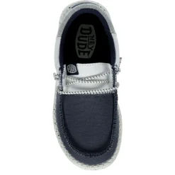 Heydude Boys Wally Youth Tri Varsity Slip On Sneaker