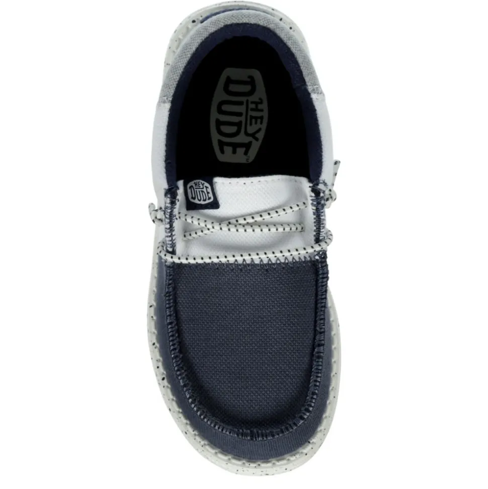 Heydude Boys Wally Youth Tri Varsity Slip On Sneaker