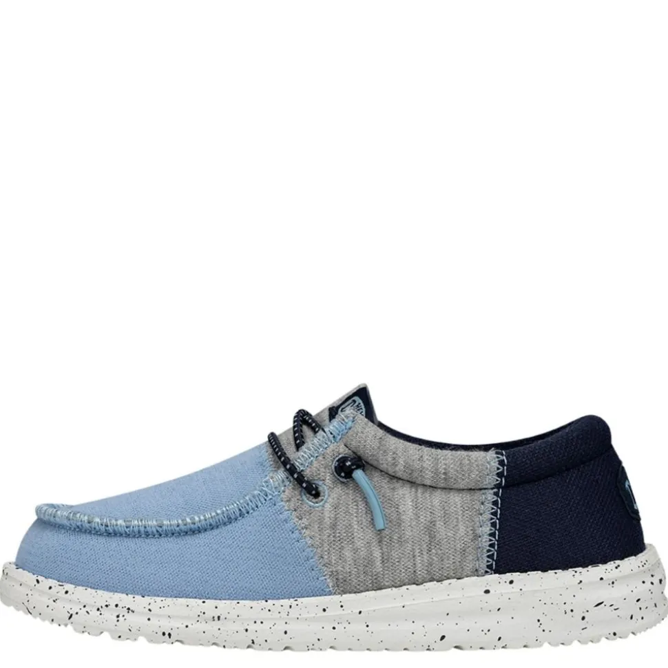 Heydude Boys Wally Youth Tri Varsity Slip On Sneaker