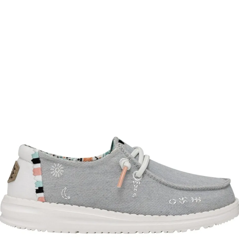 Heydude Girls Wendy Youth Slip On Sneaker