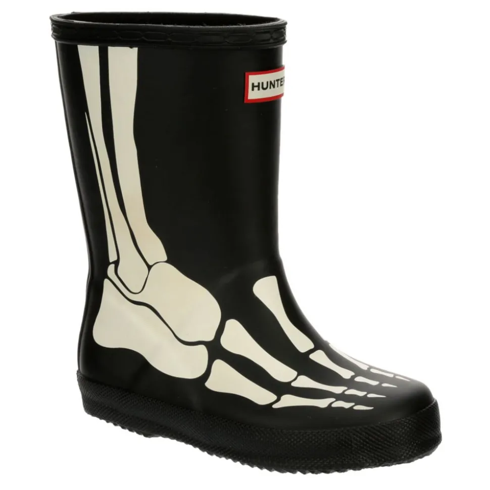 Hunter Boys Infant First Classic Skeleton Print Rain Boot
