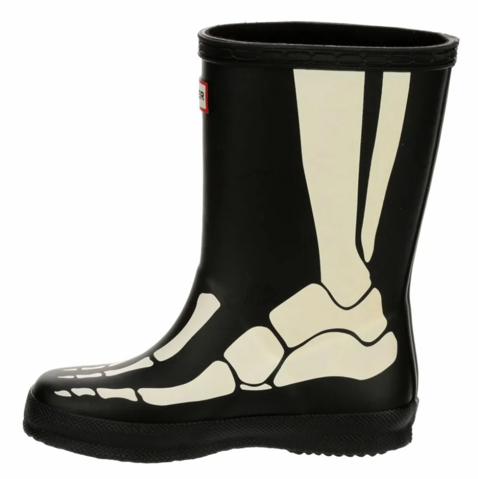 Hunter Boys Infant First Classic Skeleton Print Rain Boot