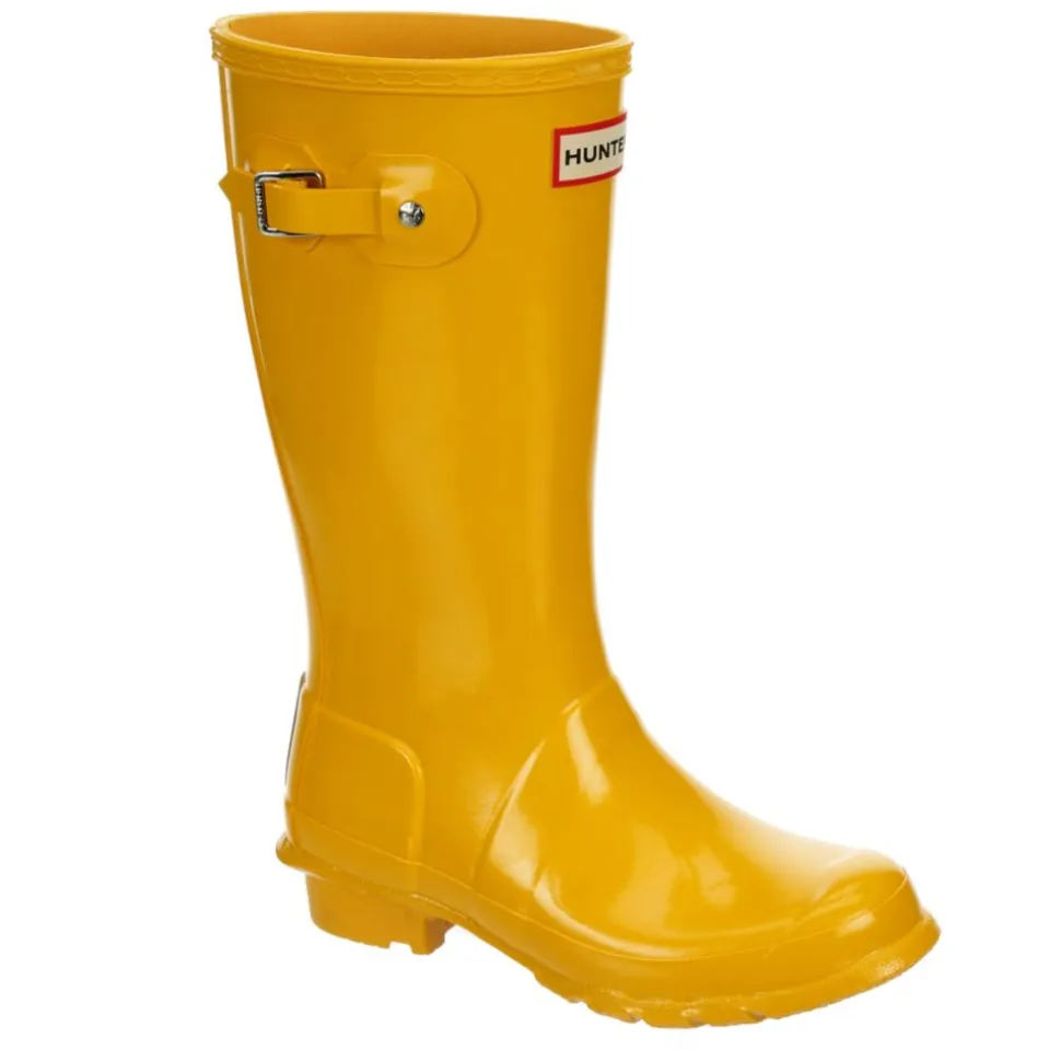 Hunter Girls Little-Big Kid Original Kids Gloss Rain Boot