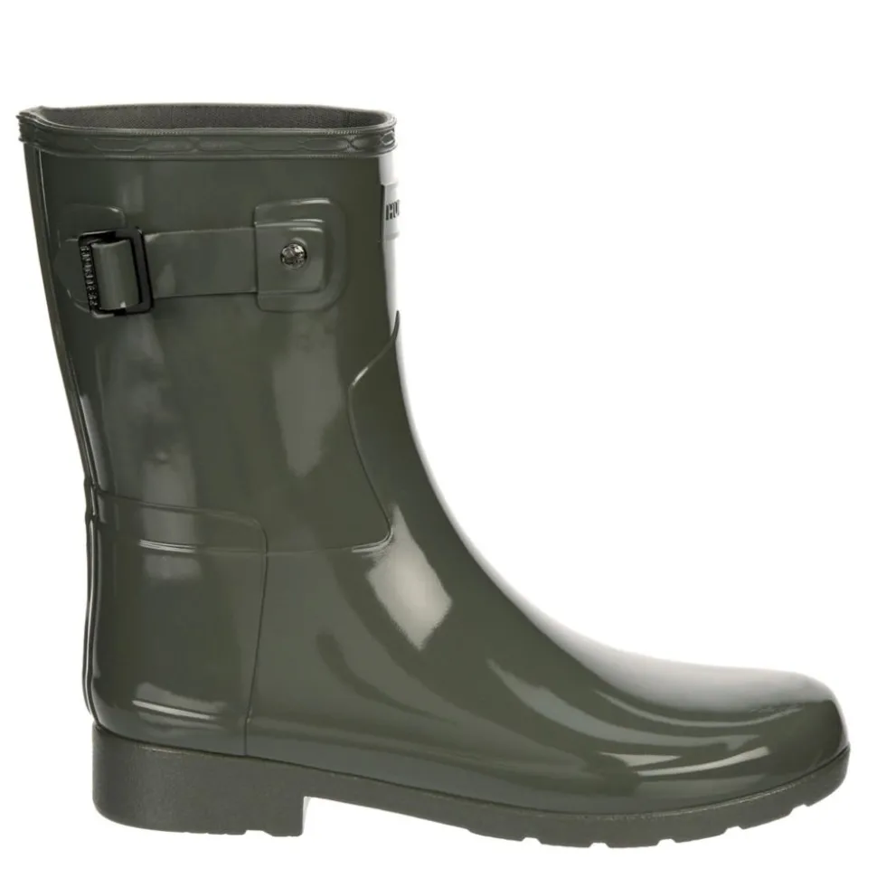 Hunter Womens Original Refined Short Gloss Rain Boot