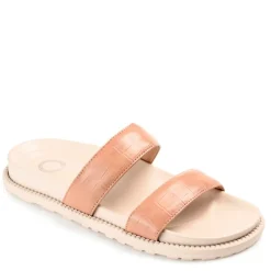 Journee Collection Womens Stellina Footbed Slide