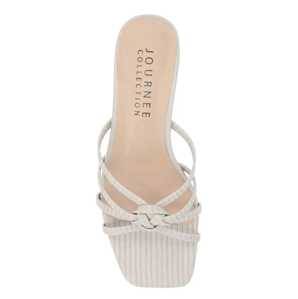 Journee Collection Womens Blayke Wedge Slip On Sandal