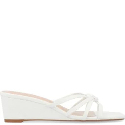 Journee Collection Womens Blayke Wedge Slip On Sandal
