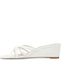 Journee Collection Womens Blayke Wedge Slip On Sandal