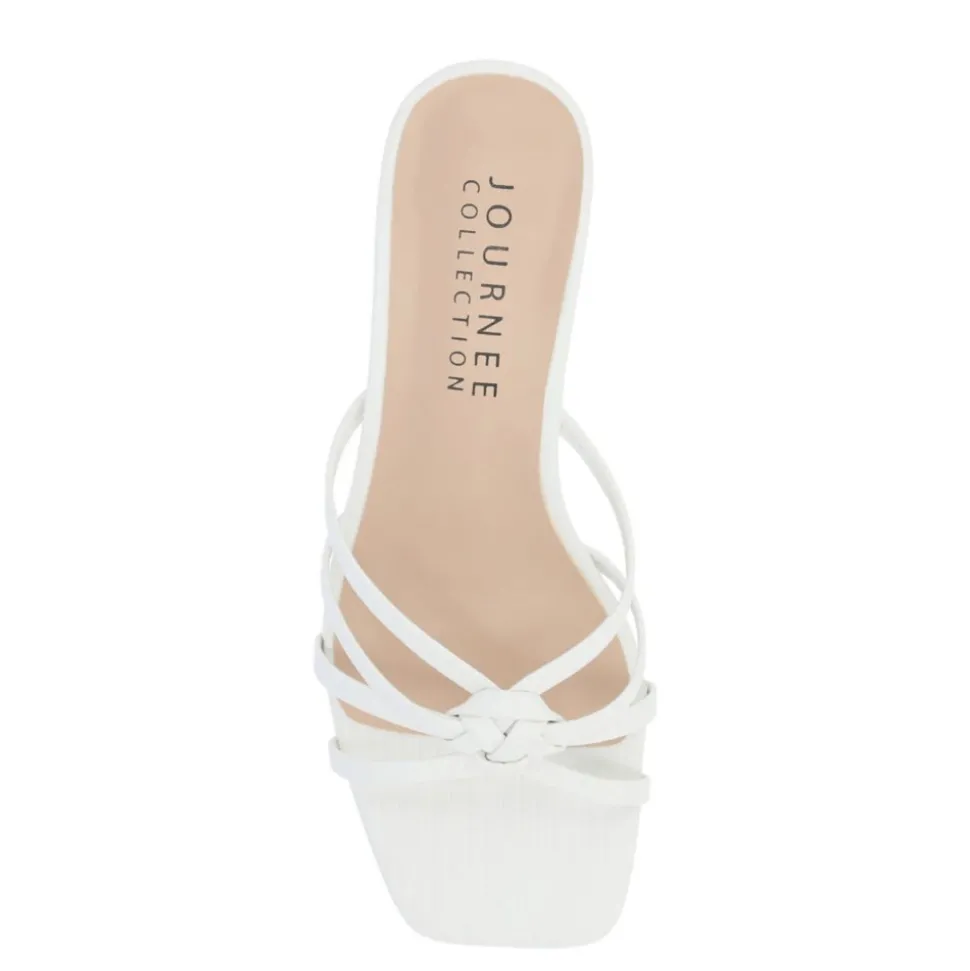 Journee Collection Womens Blayke Wedge Slip On Sandal