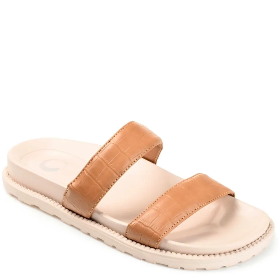 Journee Collection Womens Stellina Footbed Slide