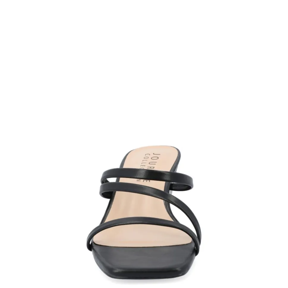 Journee Collection Womens Takarah Wedge Slip On Sandal