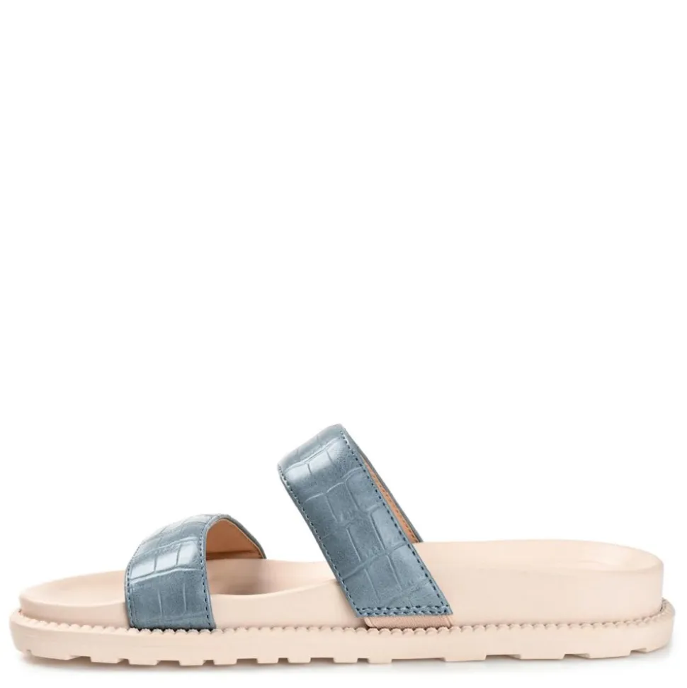 Journee Collection Womens Stellina Footbed Slide
