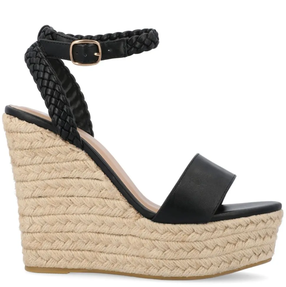 Journee Collection Womens Andiah Wedge Sandal