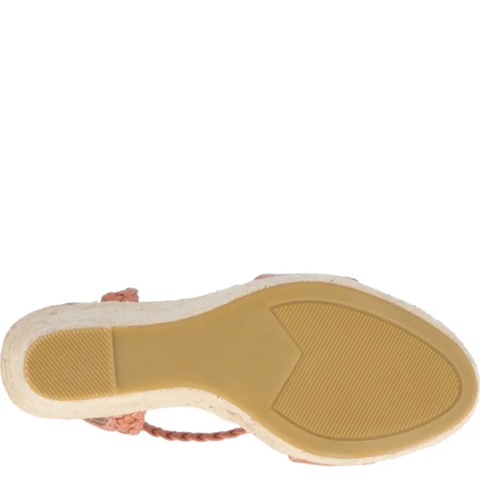 Journee Collection Womens Andiah Wedge Sandal