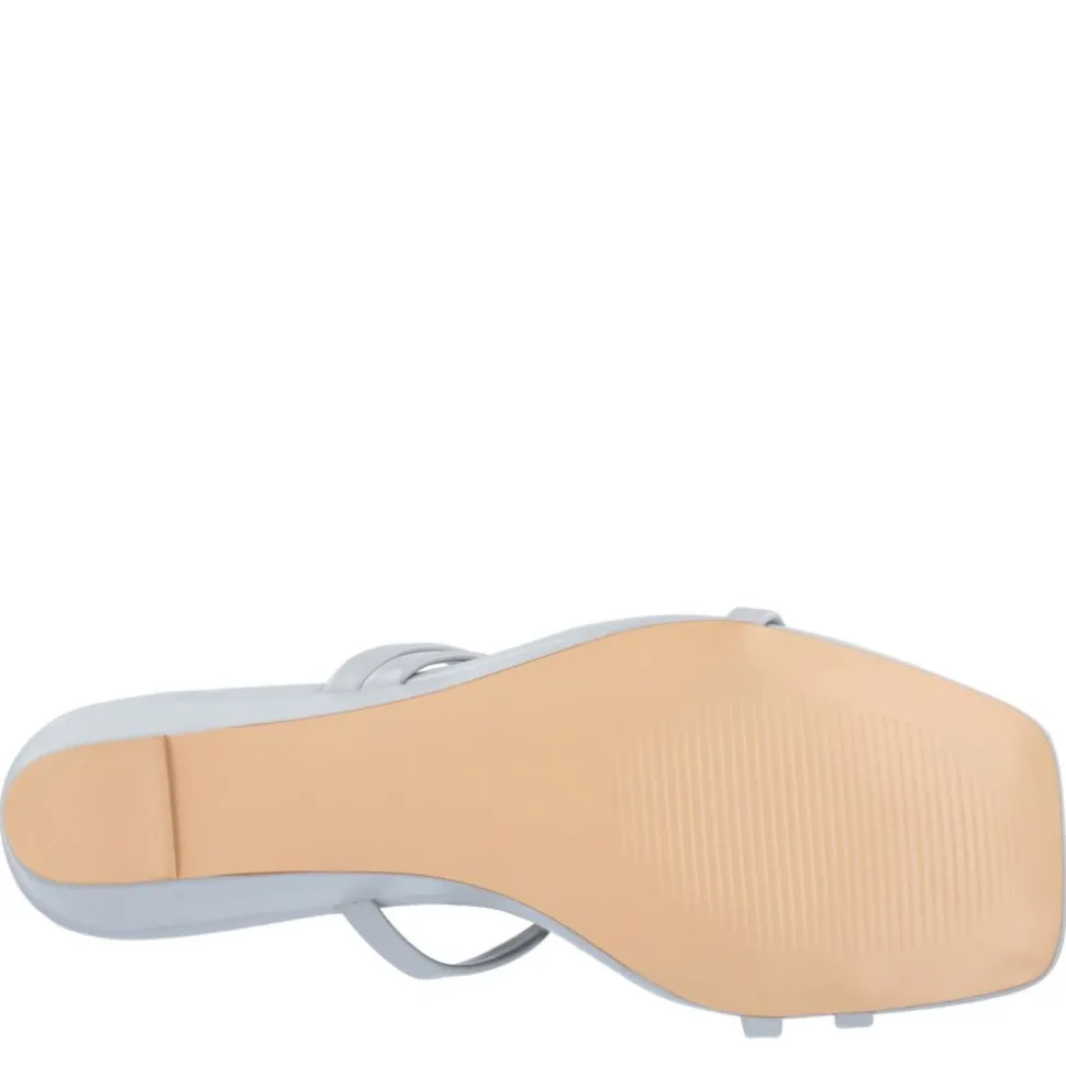 Journee Collection Womens Takarah Wedge Slip On Sandal