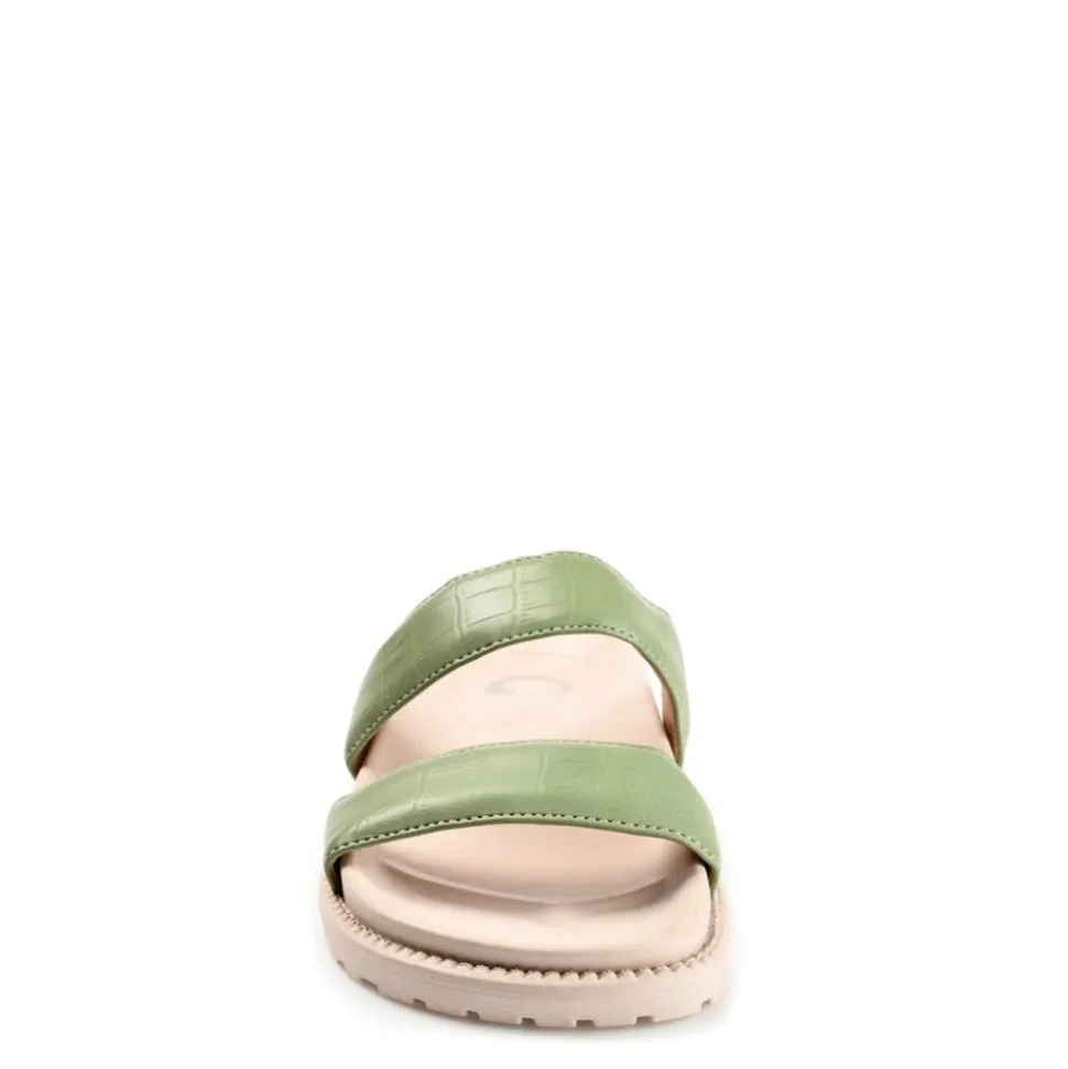 Journee Collection Womens Stellina Footbed Slide