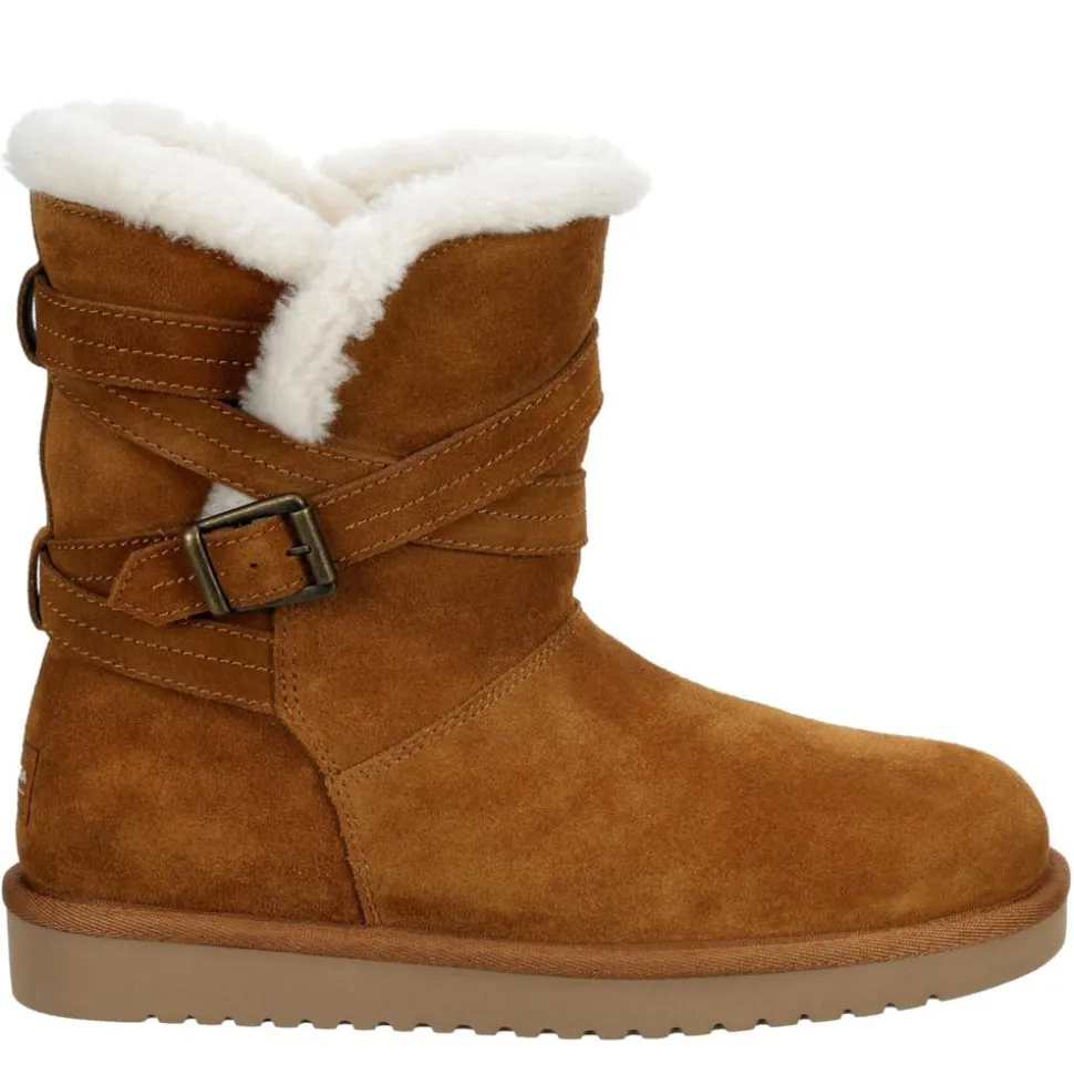 Koolaburra By Ugg Womens Delene Short Fur Boot
