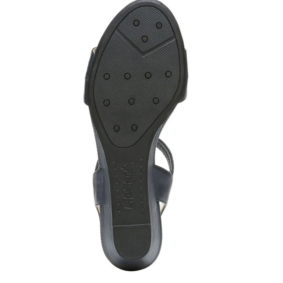Lifestride Womens Yuma Wedge Sandal